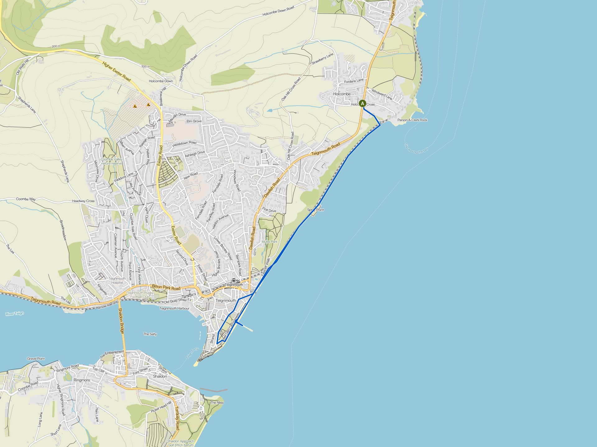 The best walks and hikes around Dawlish | Komoot